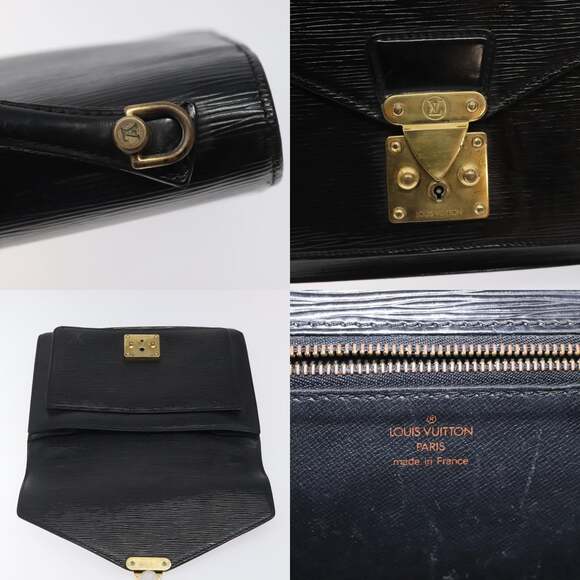 LOUIS VUITTON Epi Monceau 28 Hand Bag Black M52122 - Picture 11 of 13
